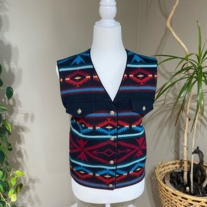 Vintage Ladies Pendleton Wool Vest